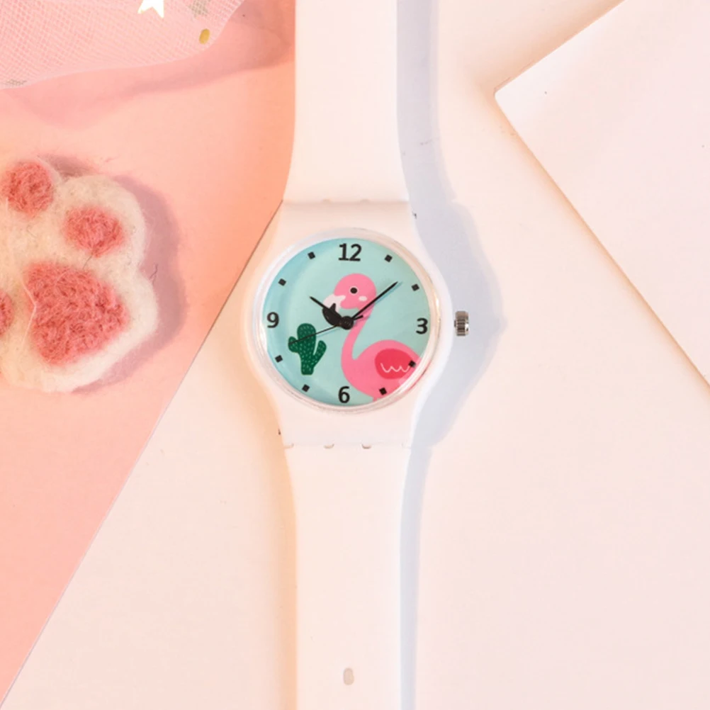 

1pc Lovely 'S Watch Silicone Adorable Watch Creative Quartz Comfortable Design Birthday Gift For Students Durable