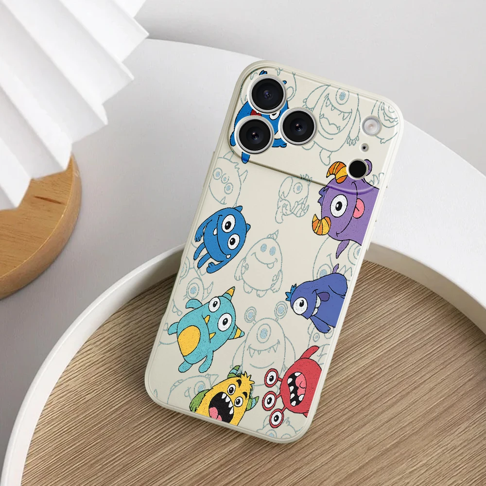 حافظة لهاتف آيفون 17 برو ماكس 17 إير 16 15 14 13 12 11 برو ماكس XS Max7 8 Plus 16e 16 Plus غطاء من البولي يوريثان