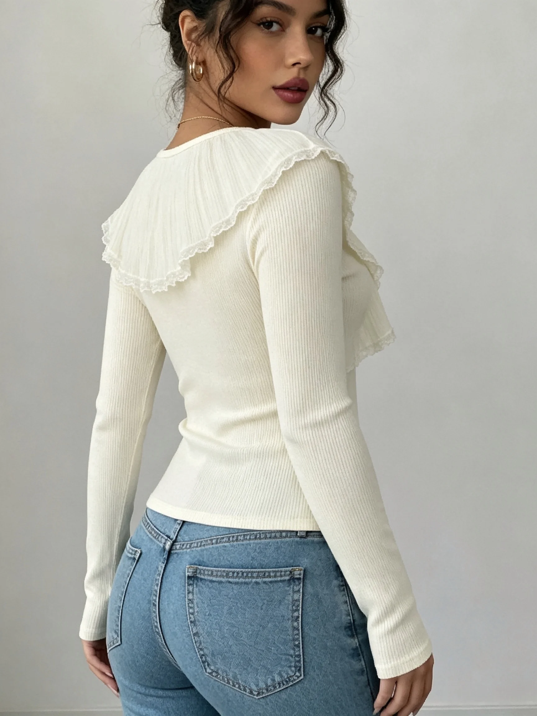 Women`s Knit Long Sleeve Top R - Women Formal Wear Xxl recension och pris