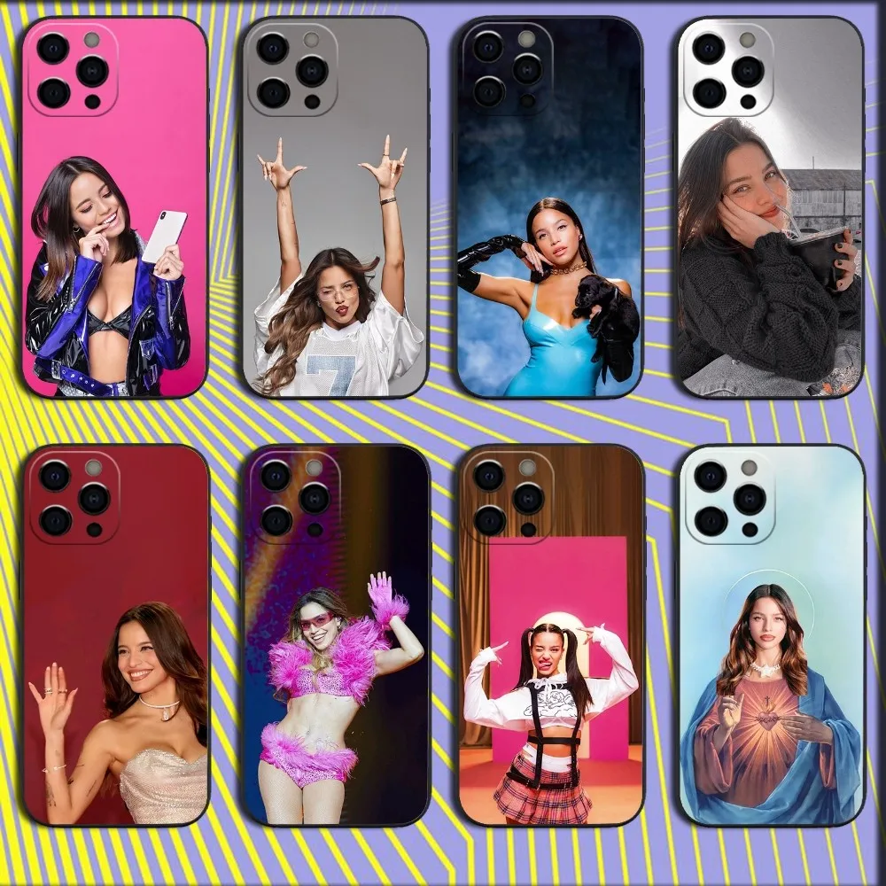 

Singer E-Emilia Mernes Phone Case For iPhone 16,15,14,13,12,11,Pro,X,XS,Max,XR,Plus,Mini Soft Black Cover