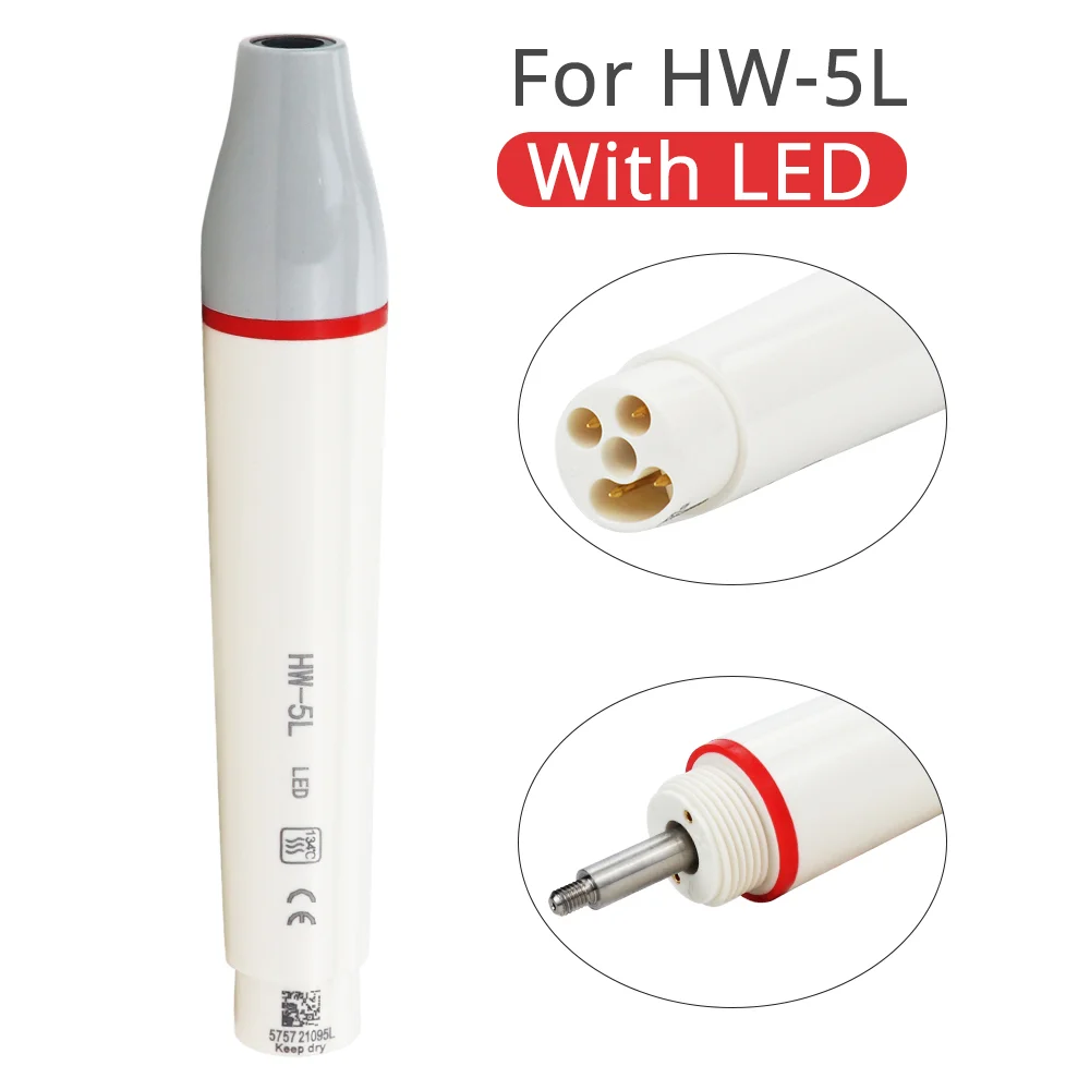 

UDS N2 LED Light Original Wood-packer DTE Dental Ultrasonic Scaler Handpiece HW-5L HD-7L HD-7H HW-3H Fit EMS NSK SATELEC