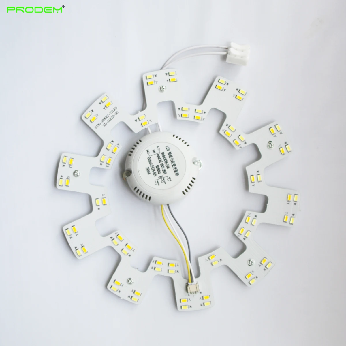 Sun Flower Easy Install 18W LED PCB Lamp Dual Color dia225mm Surface Mount 220V 230V 240V Replace 50W 2D Circular Tube