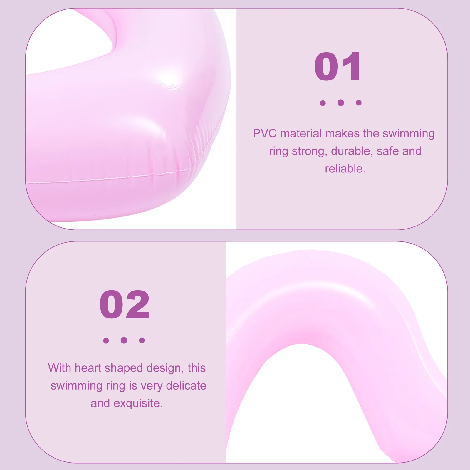 

Heart Inflatable Heart Shaped Swimming Ring Pvc Pool Float Outdoor Beach Party For Adults Pool Float