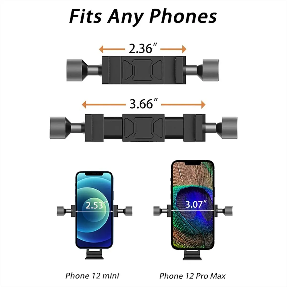 popop Smart Phone Holder Bracket 360° Rotating Bracket for Smartphone Photography Bird Watching Vlog Selfie SLR Camera