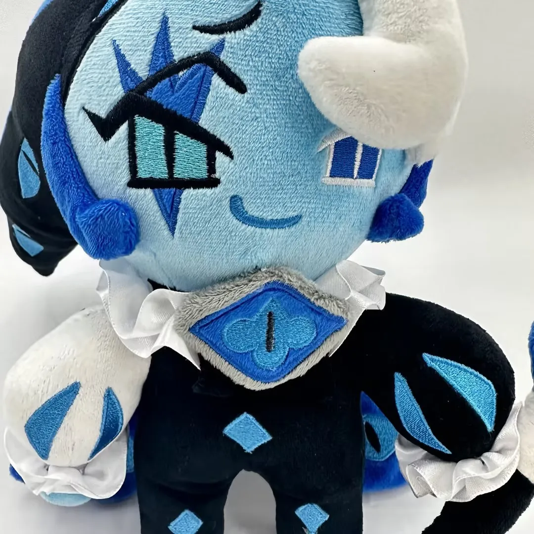 25cm Cookie Run Kingdom Pluszak Postacie z Gry Anime Kreskówka Wypchana Lalka Shadow Milk Cookie Pluszak Gadżet Miękka Zabawka Prezent