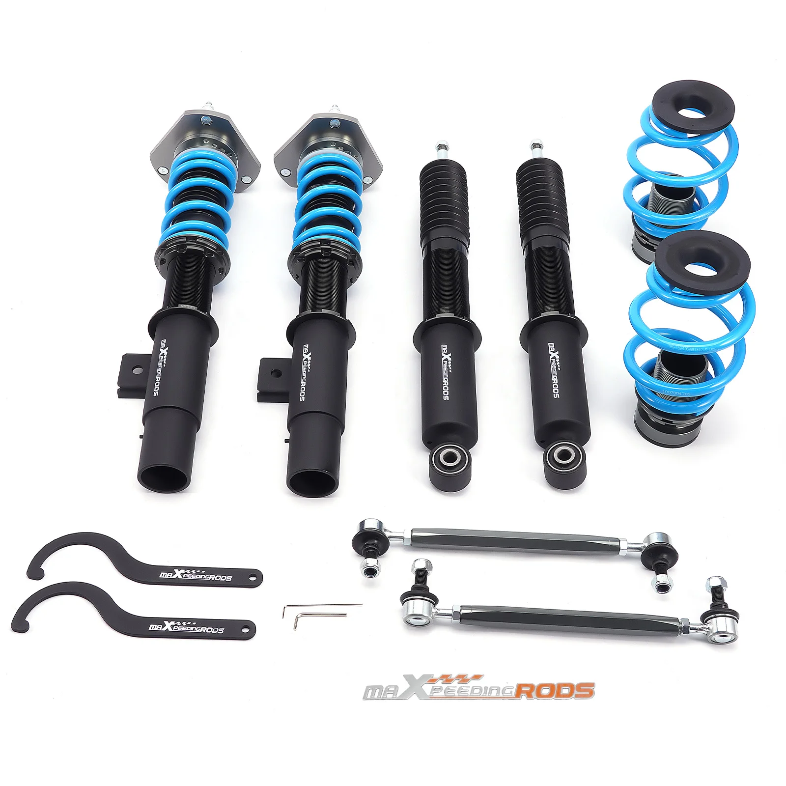 MaXpeedingrods T6 Coilover Suspension Damper Kit For VW Jetta Golf MK5 MK6 05-16 Coilovers Suspension Struts Springs Lowering