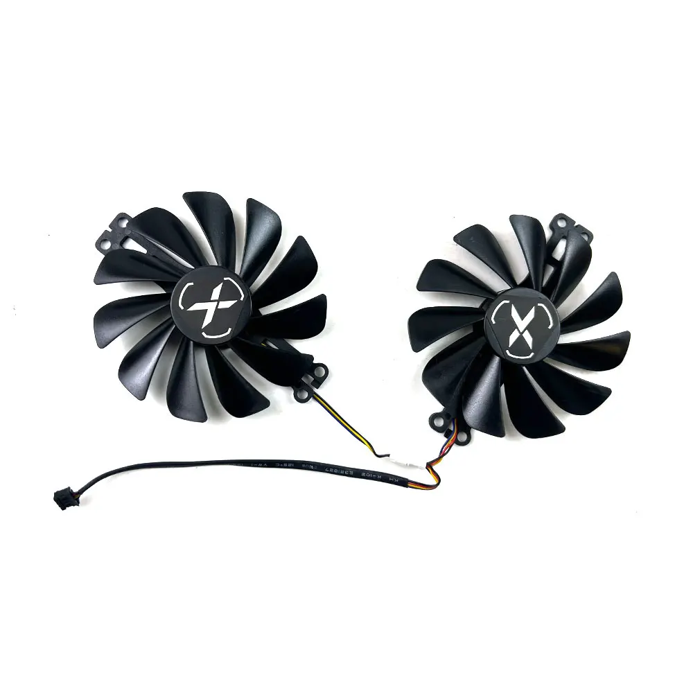 XFX Radeon RX 6600 XT 8GB Speedster SWFT 210 코어 비디오 팬용 95mm 4핀 FDC10U12S9-C 팬 대신 저소음 쿨링 팬 썸네일 4