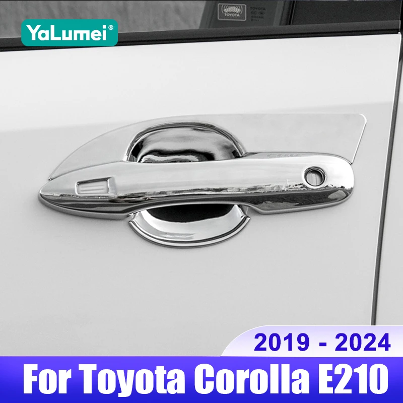 For Toyota Corolla E210 2019 2020 2021 2022 2023 2024 Hybrid Car Door Handle Bowl Cover Protection Decoration Accessories