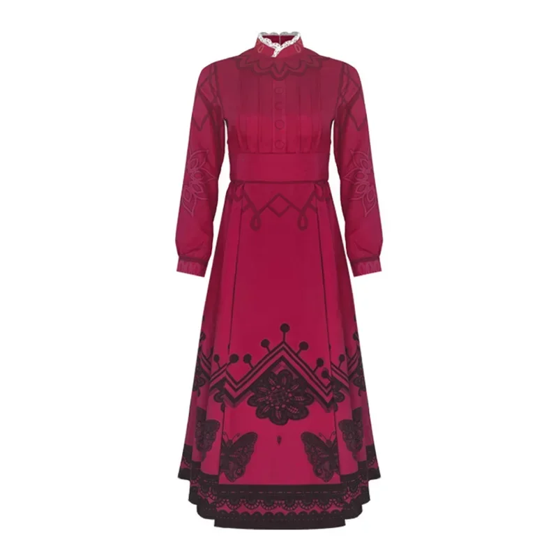 2025 um filme de anime madrigal cosplay traje avó alma adulto crianças mulheres roupas vermelhas meninas vestido fantasia para hallo novo