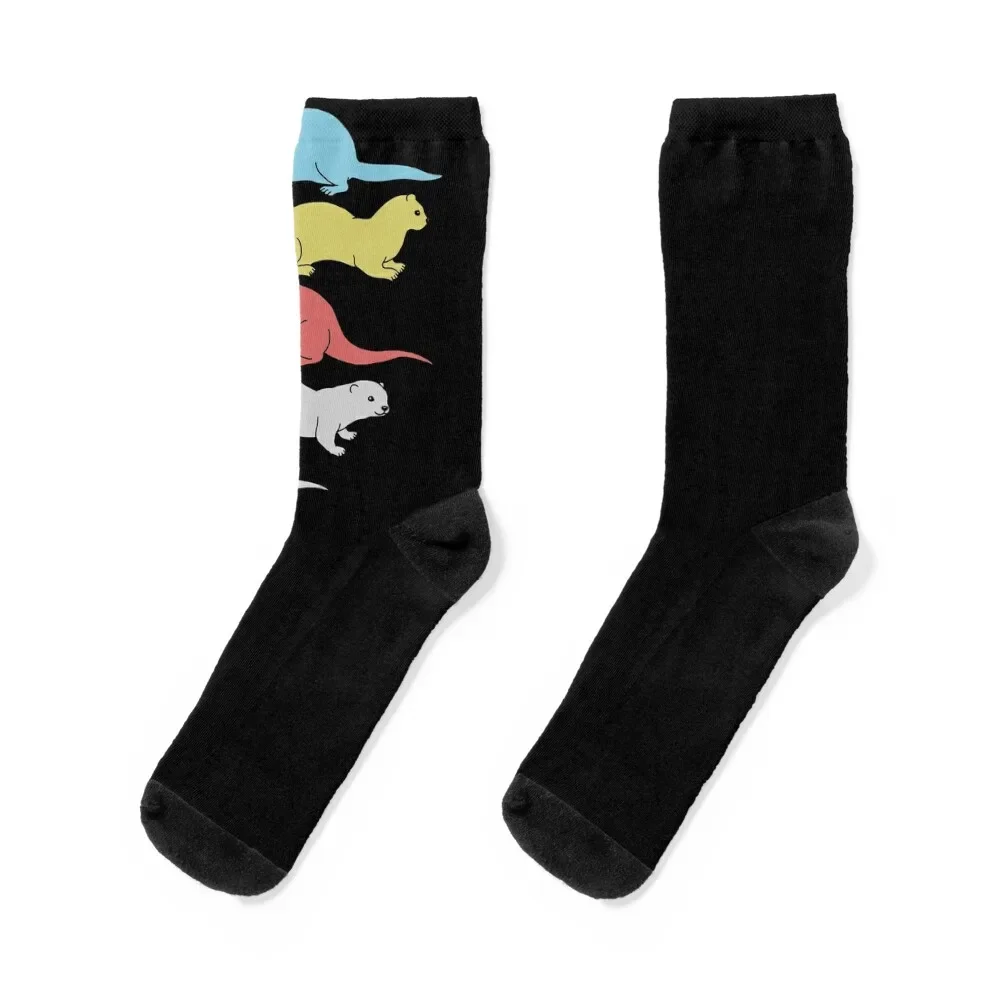 

Retro Otter Always Be An Otter Vintage Sea Otter Lover Socks Soccer Thermal man winter cartoon Wholesale Men Socks Women's