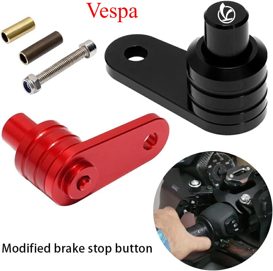 

For Vespa Motorcycle Brake Lever Lock Parking Brake Switch Control Lock Ramp Auxiliary Braking Accessory