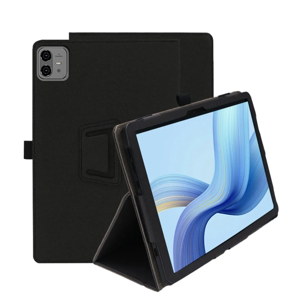 For Teclast Artpad Pro Tablet Protective Case 12.7 Inch Business Two Fold Stand Shell Pu Tablet Computer Case