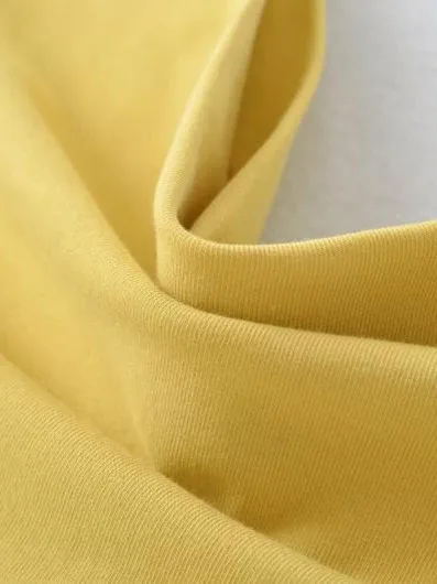 ชุดเดรสทรงเข้ารูปแบบพันรอบตัว ดีไซน์เปิดไหล่ข้างเดียว สไตล์ลำลอง เหมาะสำหรับฤดูร้อน ฤดูใบไม้ผลิ และฤดูใบไม้ร่วง