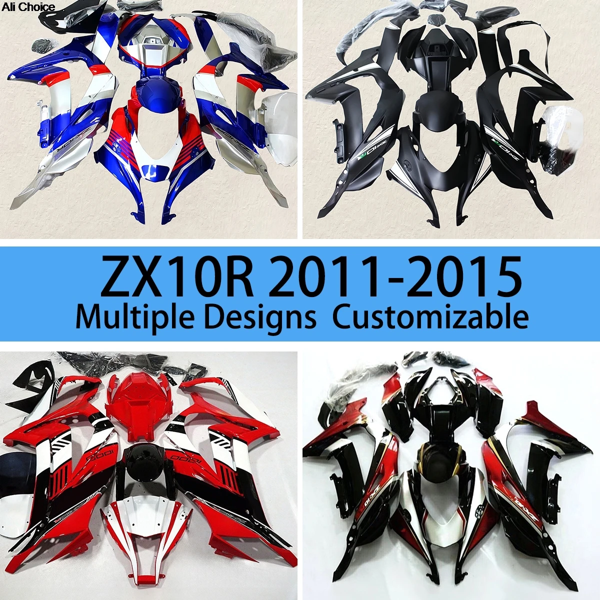 Prime Fairing Kit ZX10R 2011 2012 2013 2014 2015 Aftermarket Motorcycle Fairings for KAWASAKI ZX 10R 11 12 13 14 15