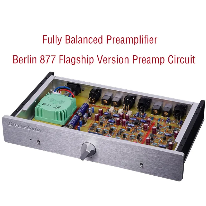 

AIYIMA SMSL Fully Balanced Preamplifier Berlin 877 Flagship Version Preamp Circuit Hifi pre amplifier Audio Pure Voice