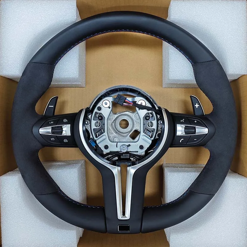 Without Top Mark M Sport Steering Wheel for BMW F01 F10 F11 F15 F16 F20 F21 F22 X3 X4 F25 F26 F30 F31 F32 F33 F34 F35 F36 F80
