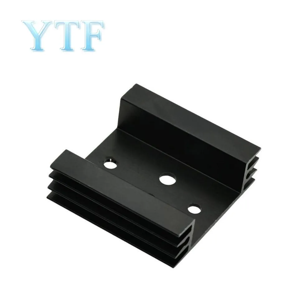 45*45*14mm Heatsink Cooling Fin Radiator Cooler Aluminum Heat Sink for TO-3 Transistor Cooling Accessories TO3 45X45X14mm