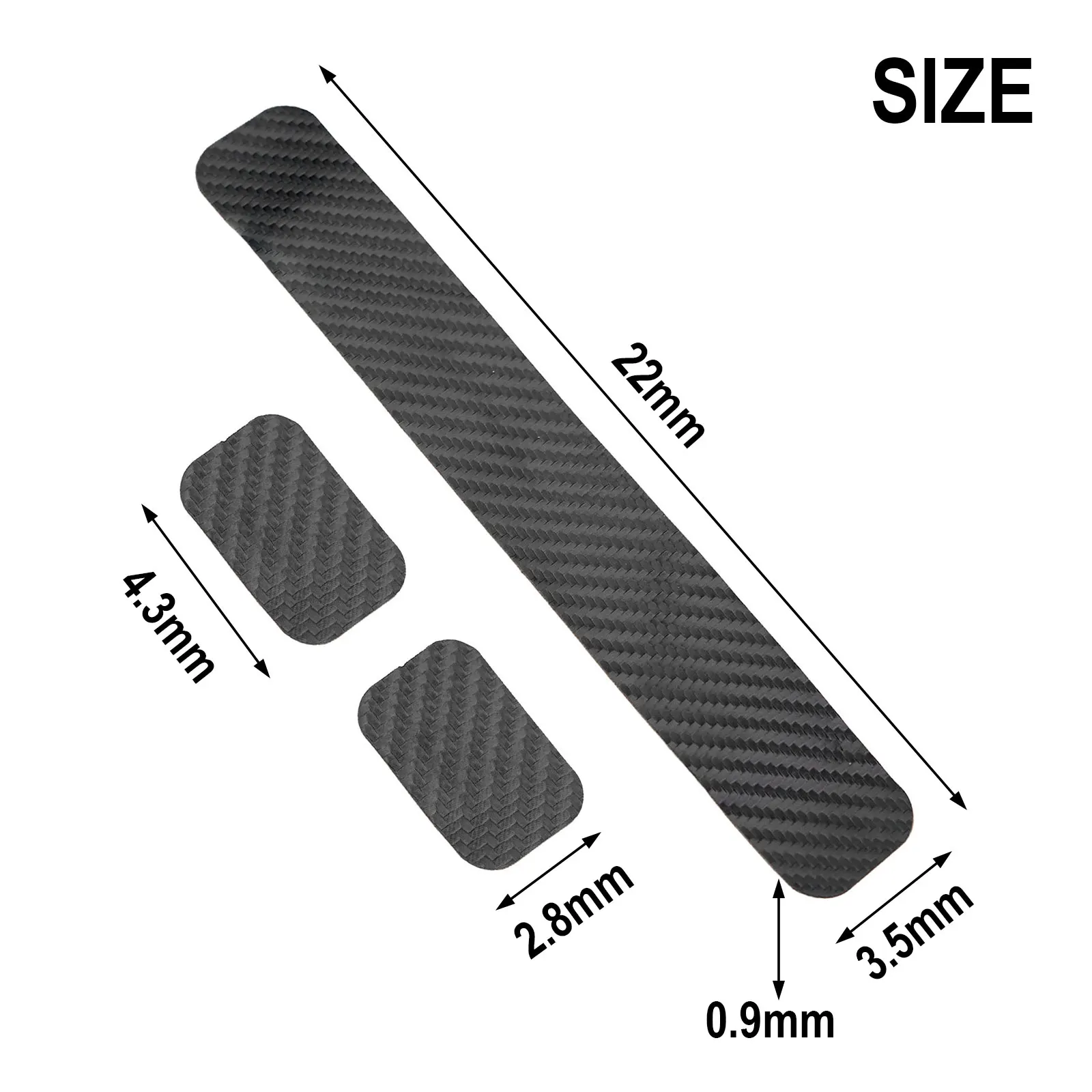 1x Bicycle Chain Protector Black Carbon Fiber Cycling Frame Chain Stay Posted Protector MTB Chain Care Guard Bike Stickers Frame