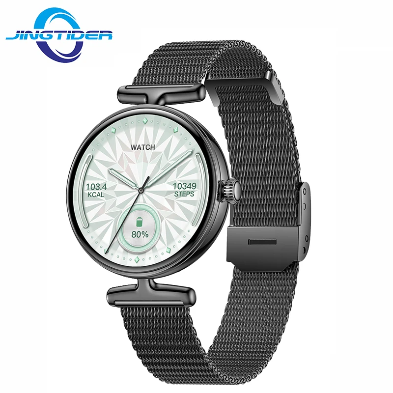 

2026 V81 Luxury Lady Women Smart Watch Bluetooth Calling 1.19 inch AMOLED HD Round Screen Elegant Female Smartwatch Sports Modes