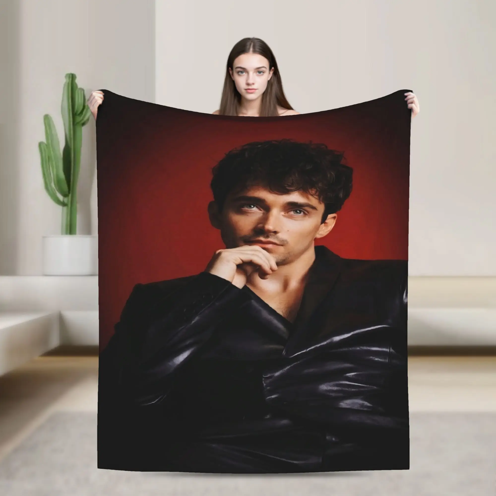 C-Charles L-Leclercs Blanket Quality Warm Soft  Bedding Throws Autumn Camping Couch Chair Sofa Bed Novelty Bedspread