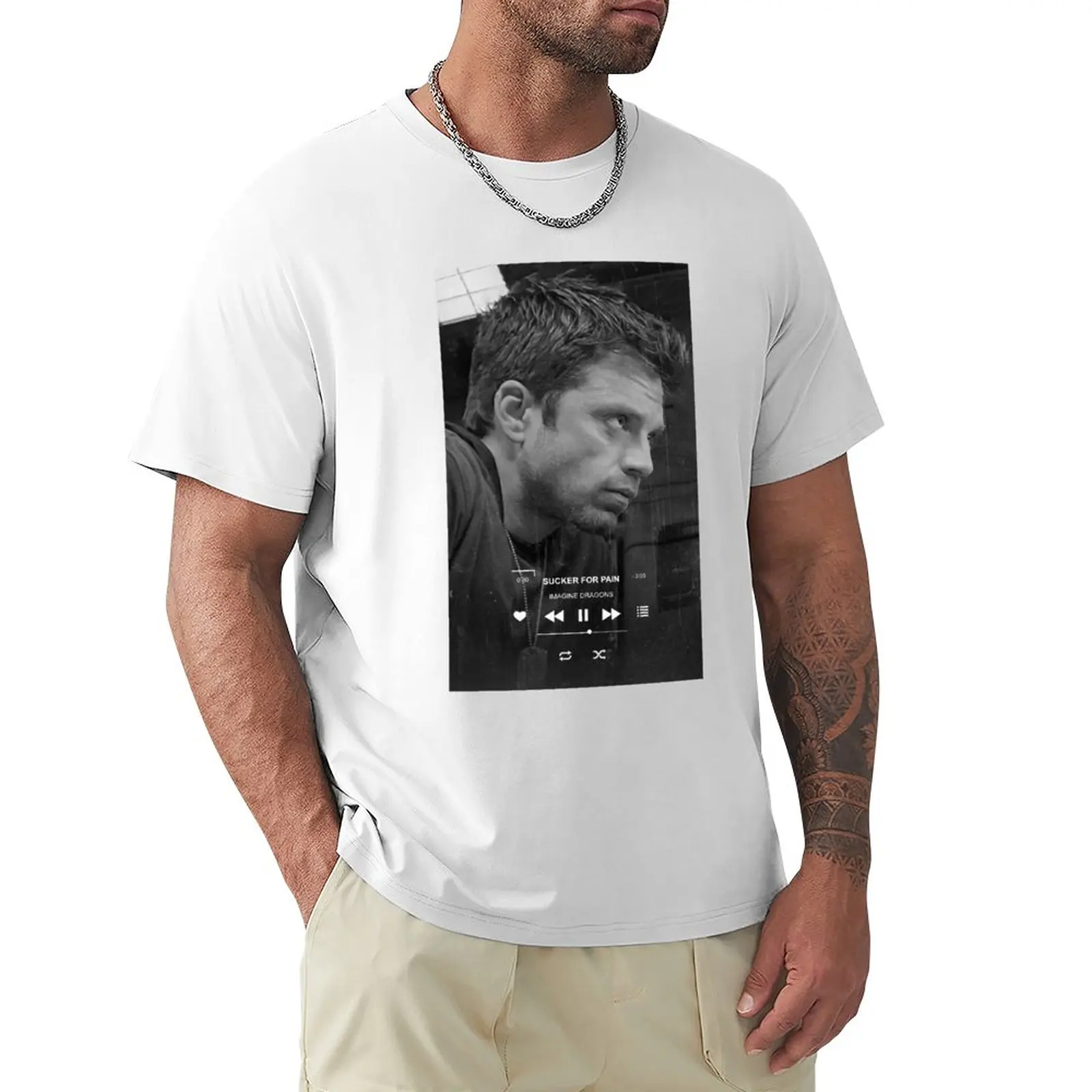 

sebastian stan T-Shirt plus sizes plain customs design your own men graphic t shirts