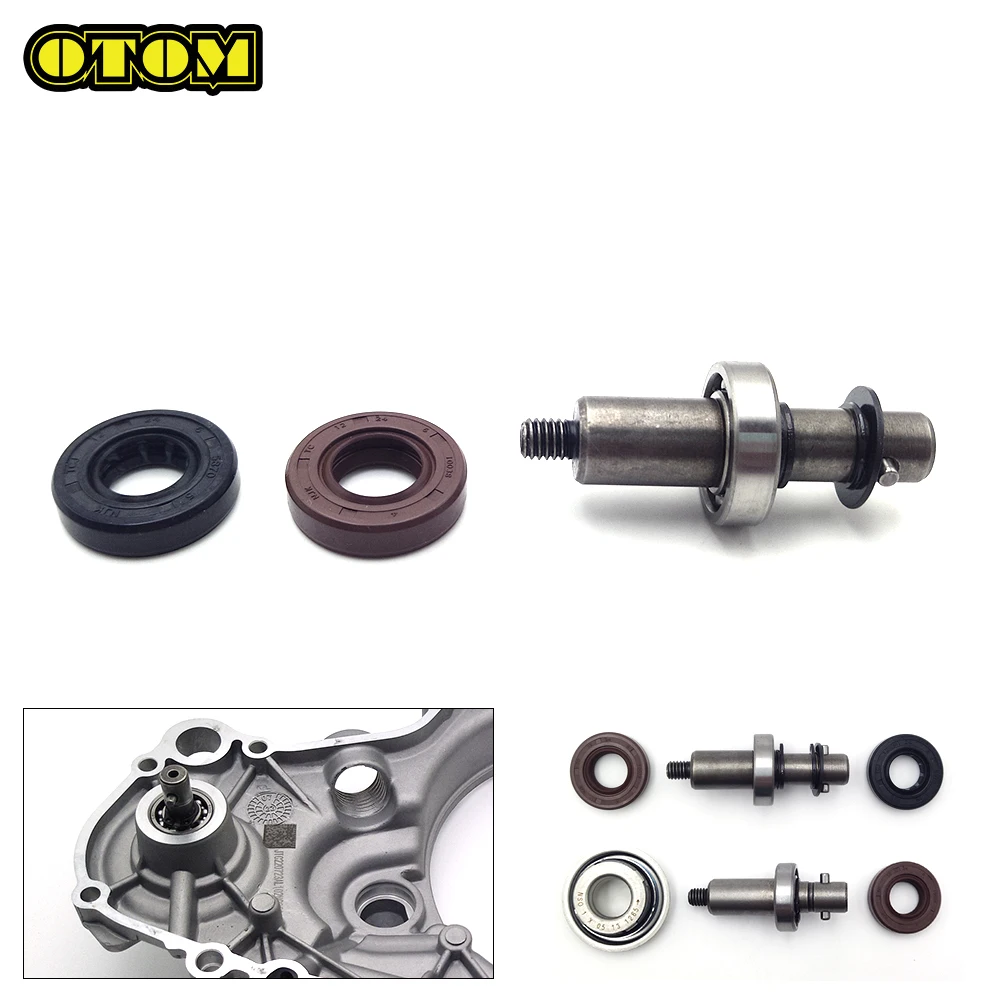 Motorcycle Water Pump Shaft Seal Mechanical Ring Bearing Assembly For ZONGSHEN NC250 NC450 AVANTIS ENDURO MOTOLAND GR BRA KAYO