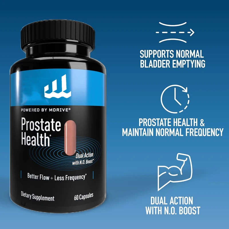 

Men's prostate health, dual effect, no, promotes flow and normal frequency, 60 vegetarian capsules