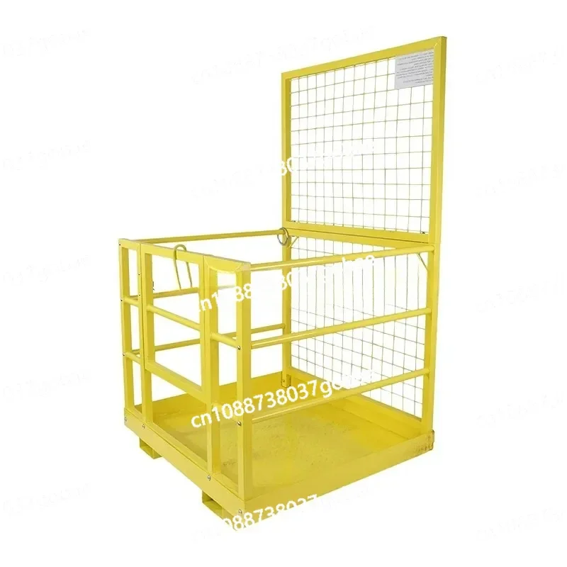 Forklift Safety Cage Maintenance Platform, Manned Vehicle, Outdoor Foldable Station