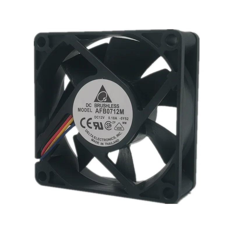 Alimentation delta AFB0712M 7025 12V 0.18a, mesure de vitesse 7cm, ventilateur CPU, châssis