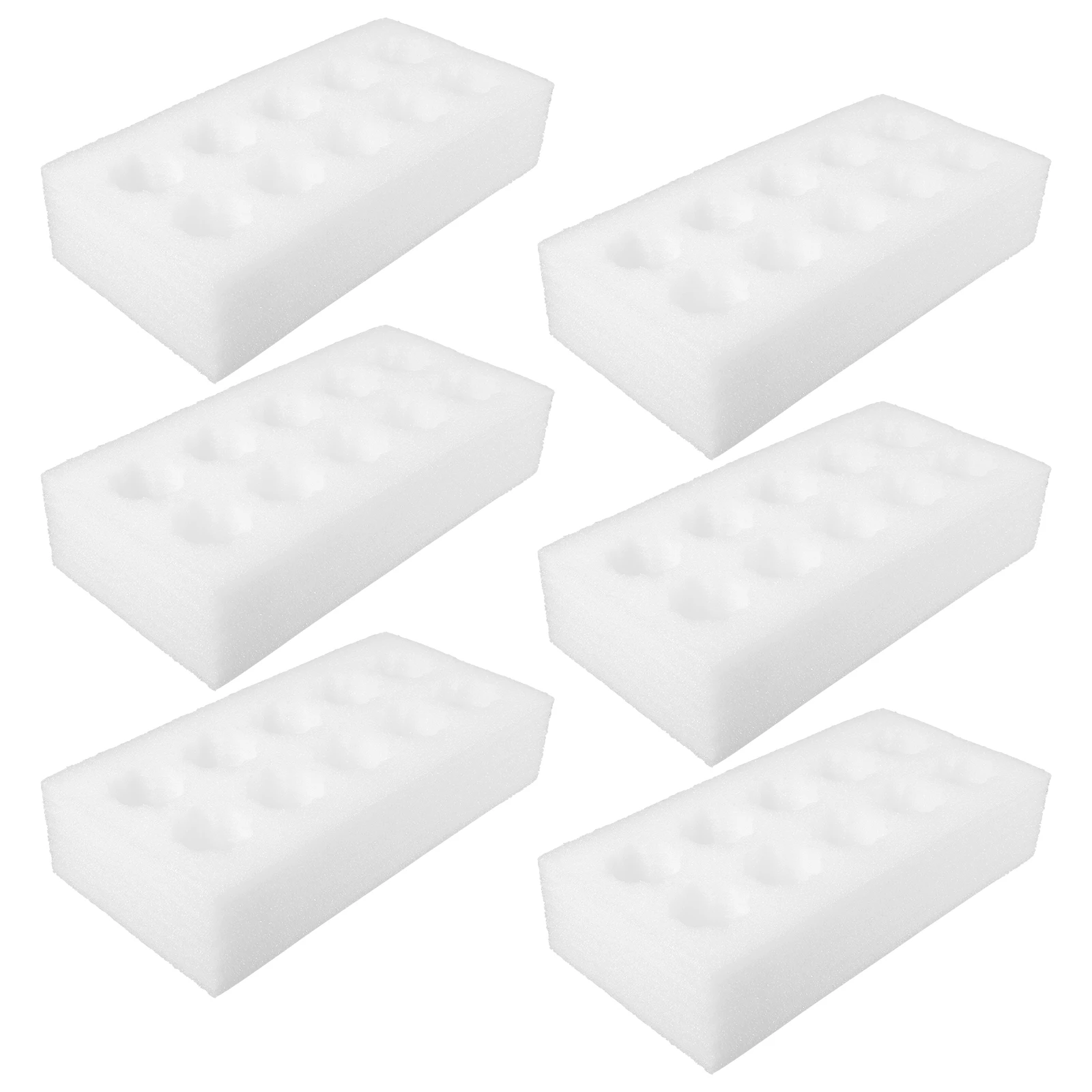 

6 set Egg Reusable Egg Container For Delivery Protective Holder White 10 Eggs Storage Thickened Shock Resistance Portable