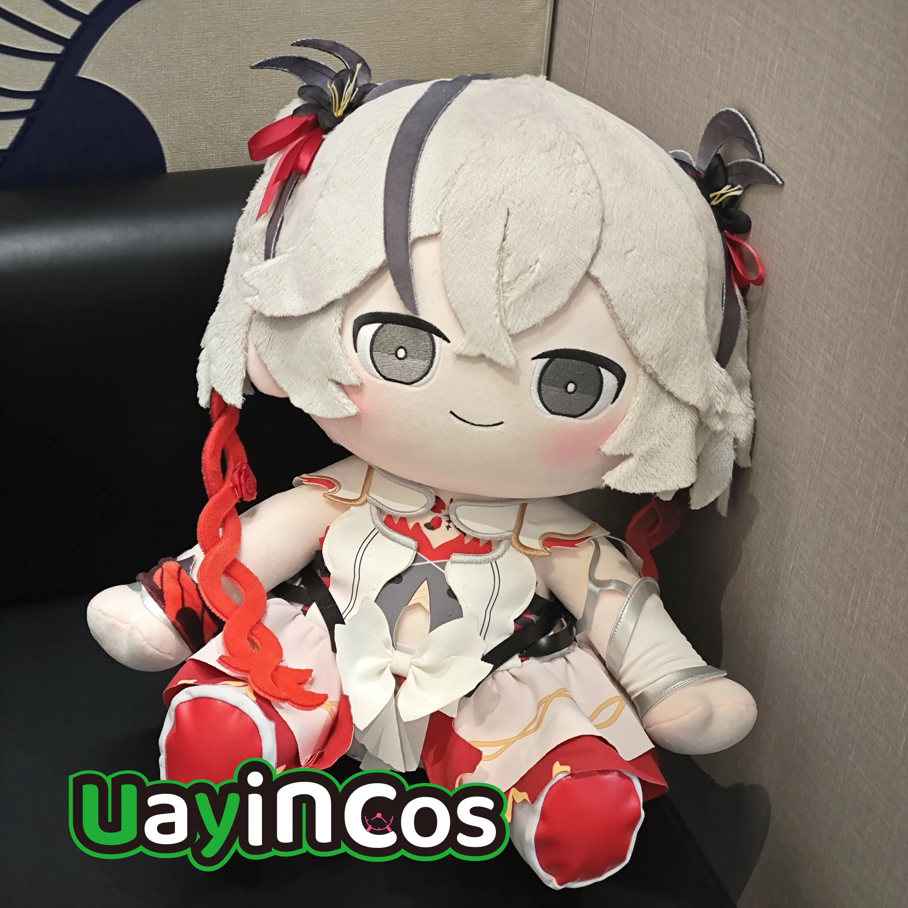

40 см оригинальные плюшевые волны Wuthering Waves Camellya, плюшевая кукла, одежда, орнамент, аниме-фигурка, игровая игрушка, подарки для детей, косплей