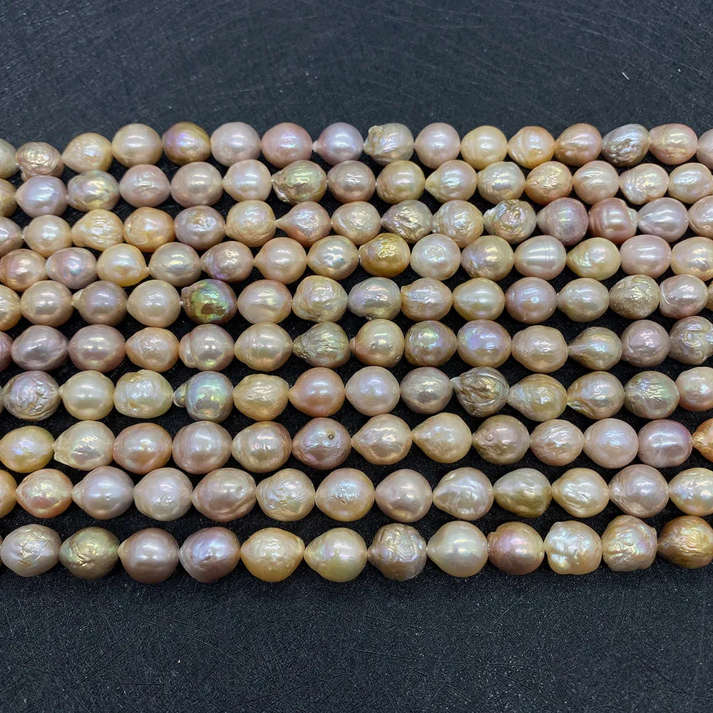 

100% Natural Freshwater Edison Pearls Bead AA Grade 9-10mm Baroque Pearl Beads for Making DIY Earrings Bracelet Necklace Jewelry