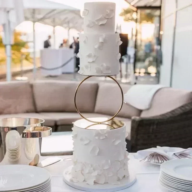 Wedding cake stand dessert tray partition decorative cake stand suitable for birthday party festival Christmas cake accessories