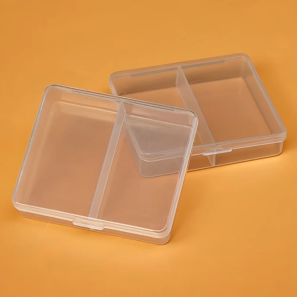 10pcs Contemporary Rectangular Tabletop Storage Box, Multipurpose Double Case for Small Accessories and Parts, Jewelry Boxes