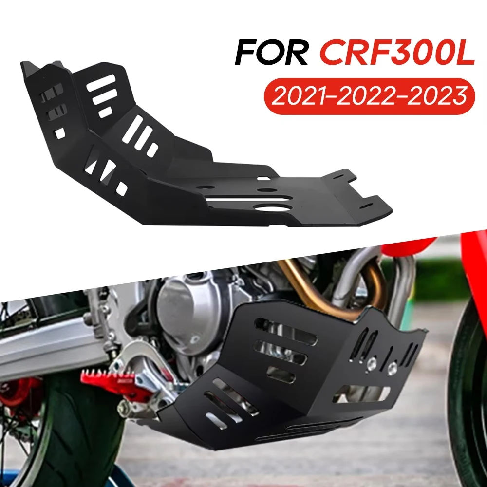 

CRF 300L Motorcycle Under Engine Protection Cover For HONDA CRF300L 2021 2022 2023 CNC Skid Plate Bash Frame Engine Guard