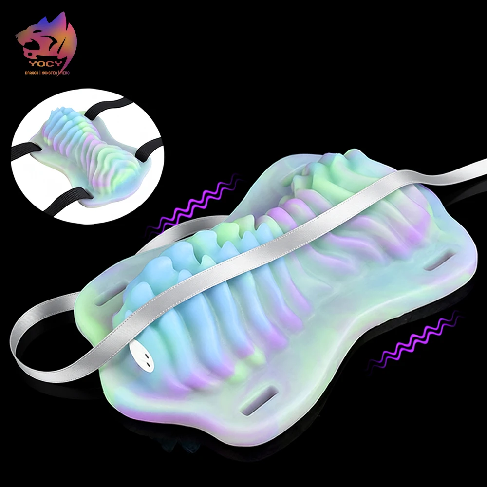 YOCY يمكن ارتداؤها الوحش الجنس طاحونة اللاسلكية تهتز المطاحن الإناث الاستمناء البظر محفز ألعاب جنسية من السيلكون للكبار #1