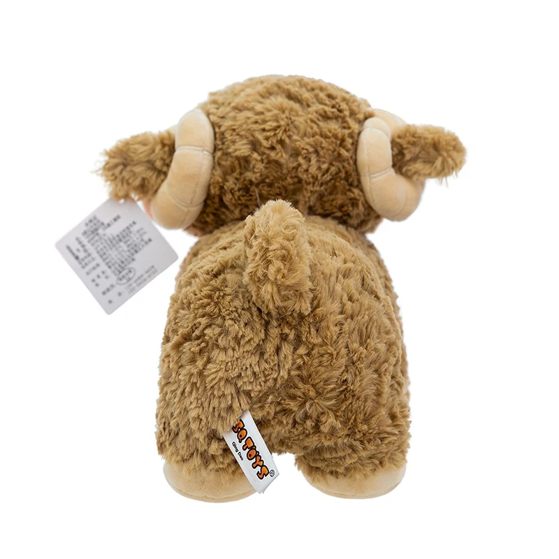 Jouet en peluche de chèvre debout de 23cm, Animal en peluche doux et moelleux, idée cadeau de vacances parfaite pour la décoration de la maison des enfants