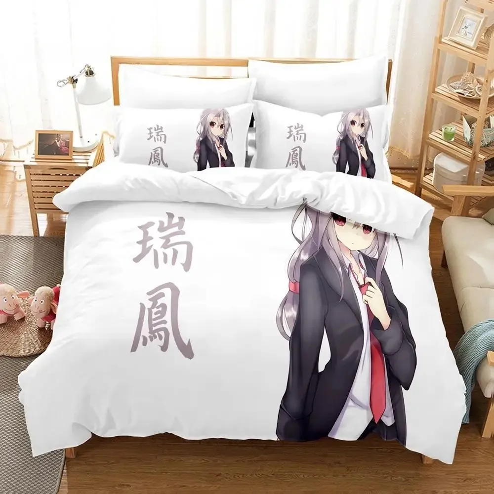 Zuihou (Kancolle) Bedding Set Single Twin Full Queen King Size Bed Set Aldult Kid Bedroom Duvet cover Sets Print bed sheet set