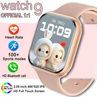 Nuevo reloj 9 GPS Track reloj inteligente hombres mujer ritmo cardíaco temperatura corporal Bluetooth llamada impermeable deportes reloj inteligente para Apple