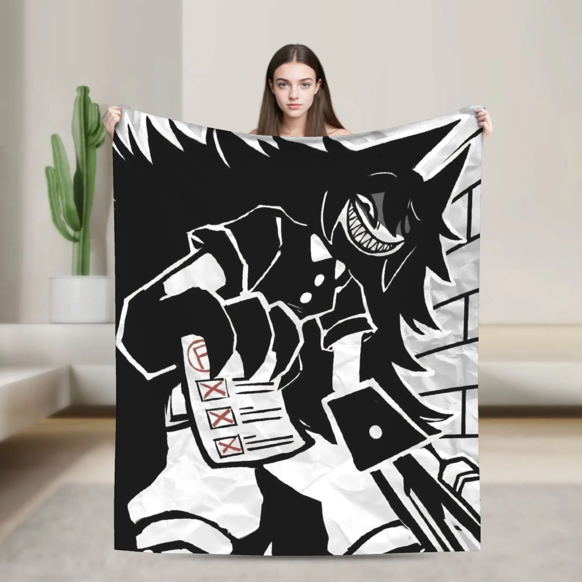 FPE Fundamental Paper Education Blanket Multi-size Cozy and Lightweight  Throw Blankets for Sofa Couch and Bed