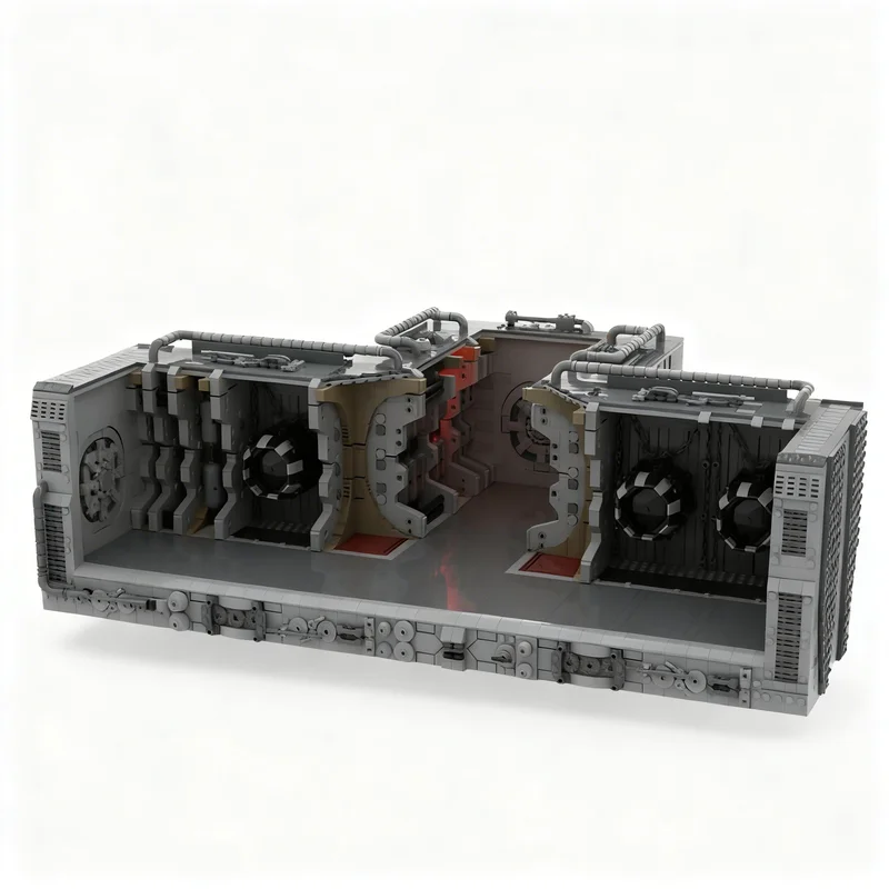 4867pcs MOC Star Battle SW - Tantive IV Service Corridor Model Building Blocks Toy Education Birthday Creative Collection 3D