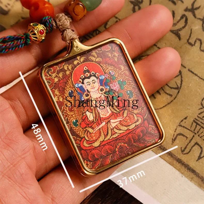 CLL hand-painted eight patron saints Huangcai Buddha pendant natal year zodiac pendant Wenwan