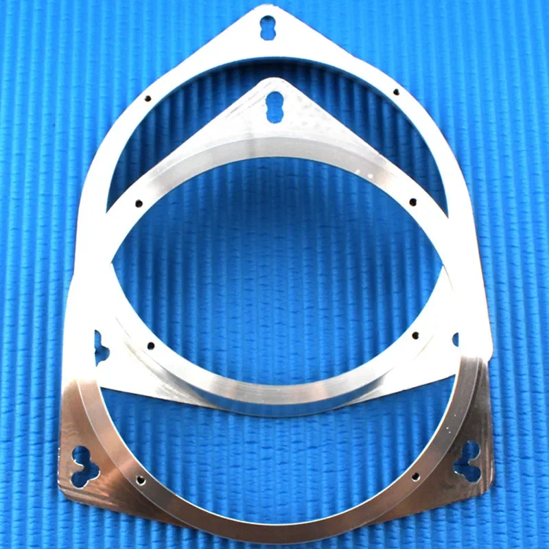 Wysokiej jakości 2 szt. Adapter głośnika Spacer podkładka pod klakson mocuje się do Toyota Nissan aluminiowa mata głośnikowa samochodowa podkładka dystansowa do głośnika samochodowego