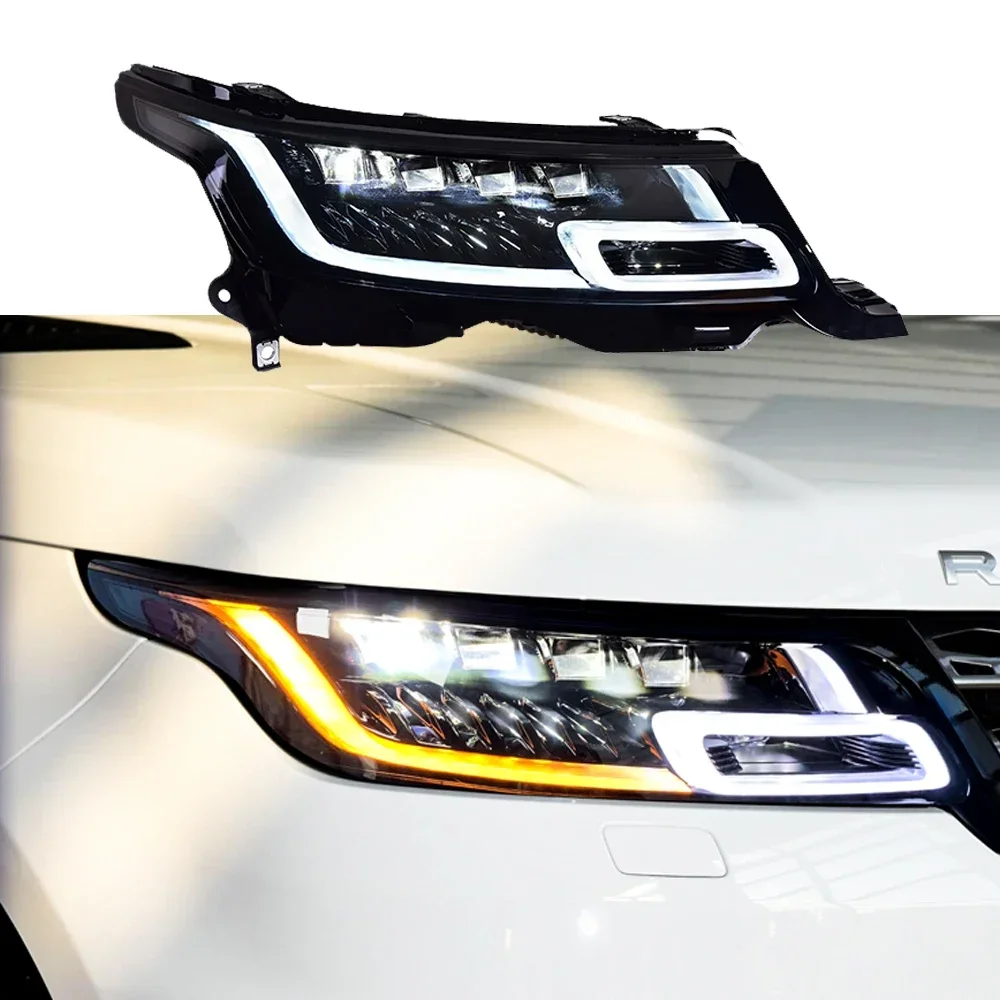 Car Front Headlights For Land Rover Range Rover Sport 2014-17 Front Lamp High Quality Taillight lights LED DRL Retrofit Assembly