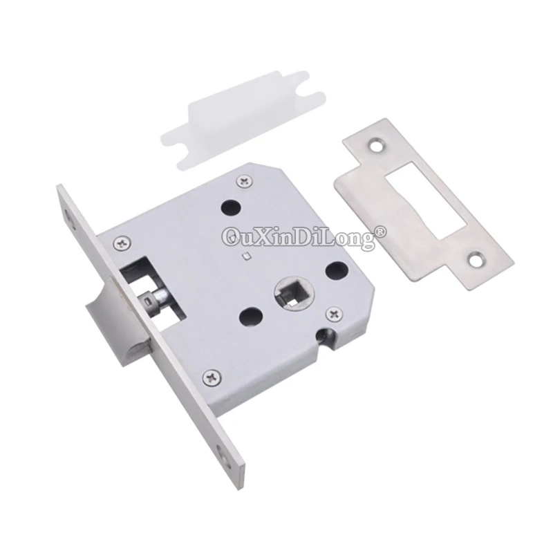 Brand New 1PCS European Mortise Door Lock body Passage / Fire Escape Door Lock body 55 Aisle Door Lock body Repair Parts