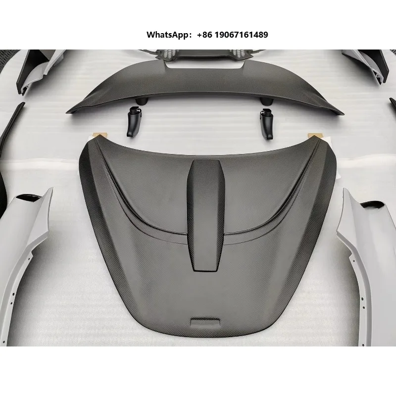 Carbon Fiber Front Bonnet Car Body Kit Matte Finished  for 720s xgz