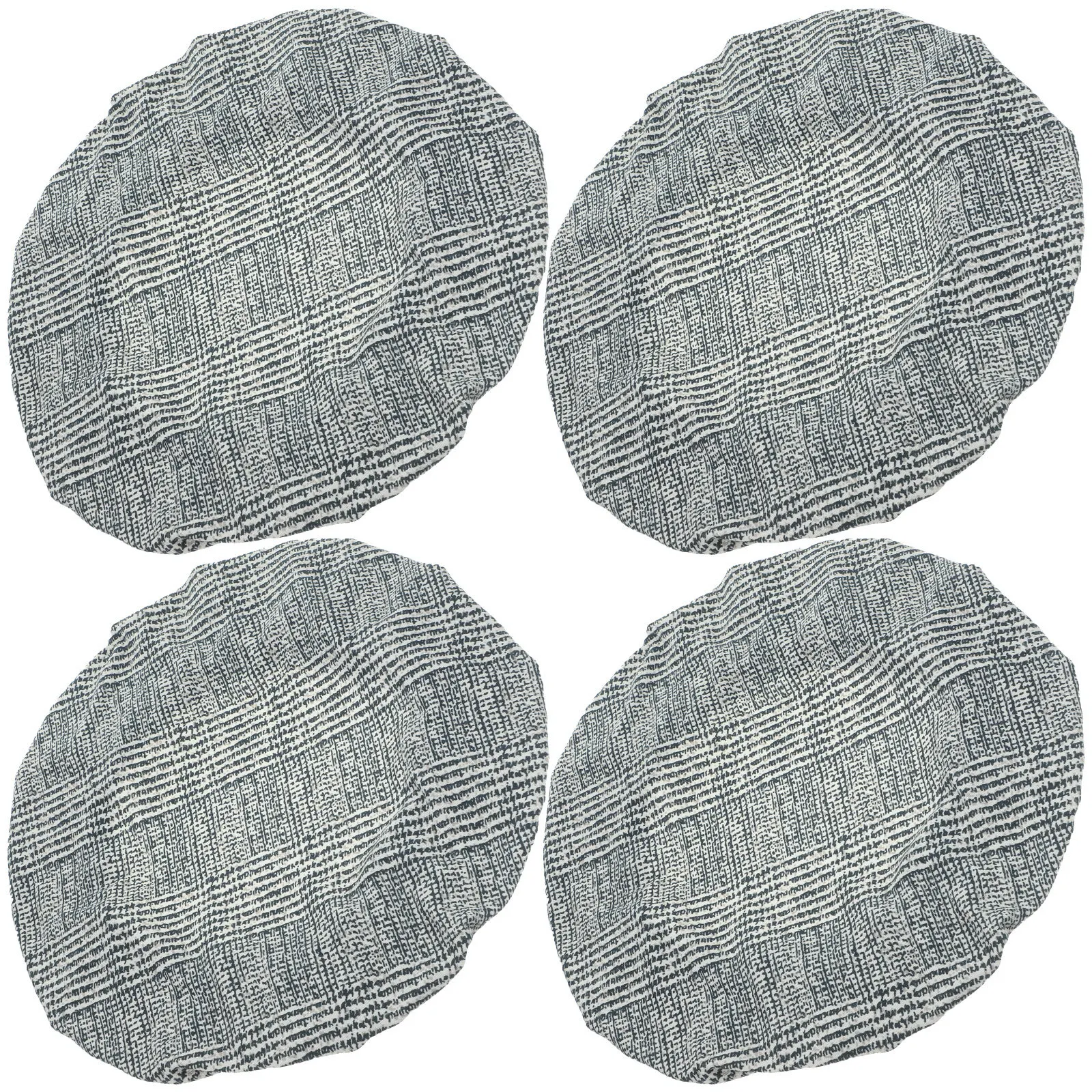 4 قطعة أغطية مقاعد البار مستديرة مقاومة للماء والغبار غطاء بديل لمقعد الطعام والمطبخ والولائم والزفاف