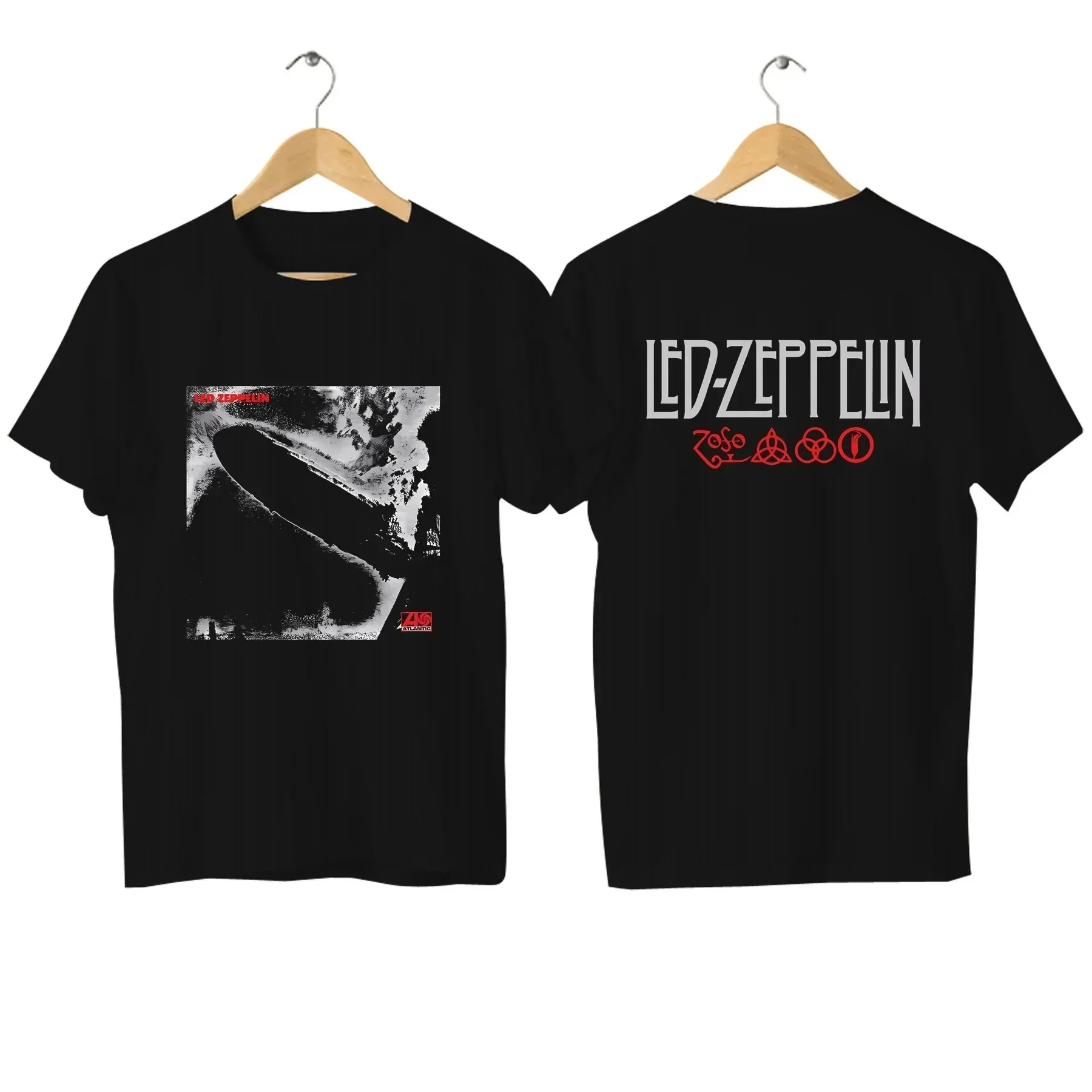 Graphic Oversized Sports Tops Led Comfortable Streetwear S-5XL 2024 Men US 1975 Tour Flag T Shirt Casual Zeppelin T-shirt funny