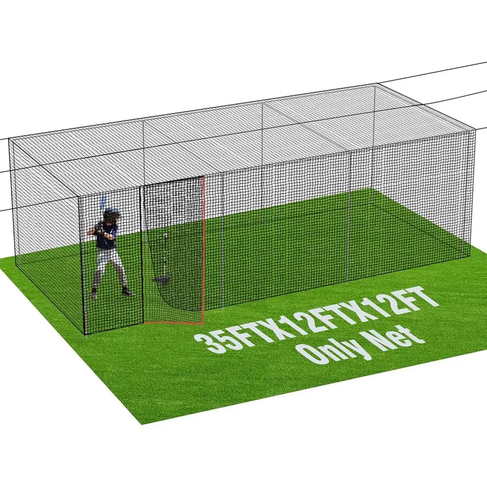 Premium Baseball Batting Cage Heavy Duty Netting
