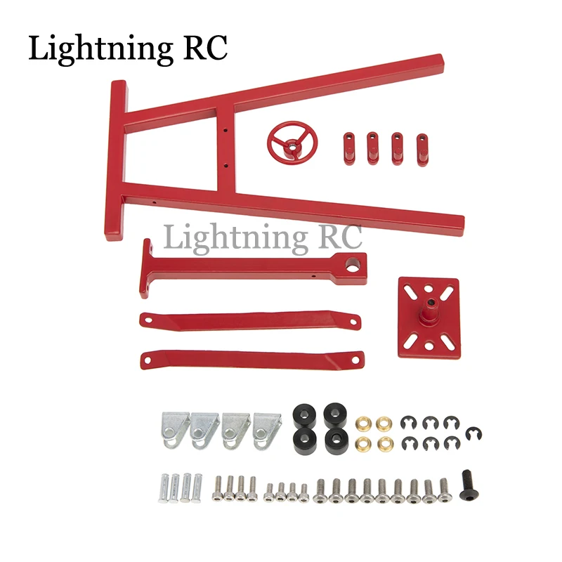 

RC Car 1/8 1/10 Simulation Garage Decoration Mini Engine Maintenance Turnover Rack Engine Rotating Platform For TRX4 SCX10